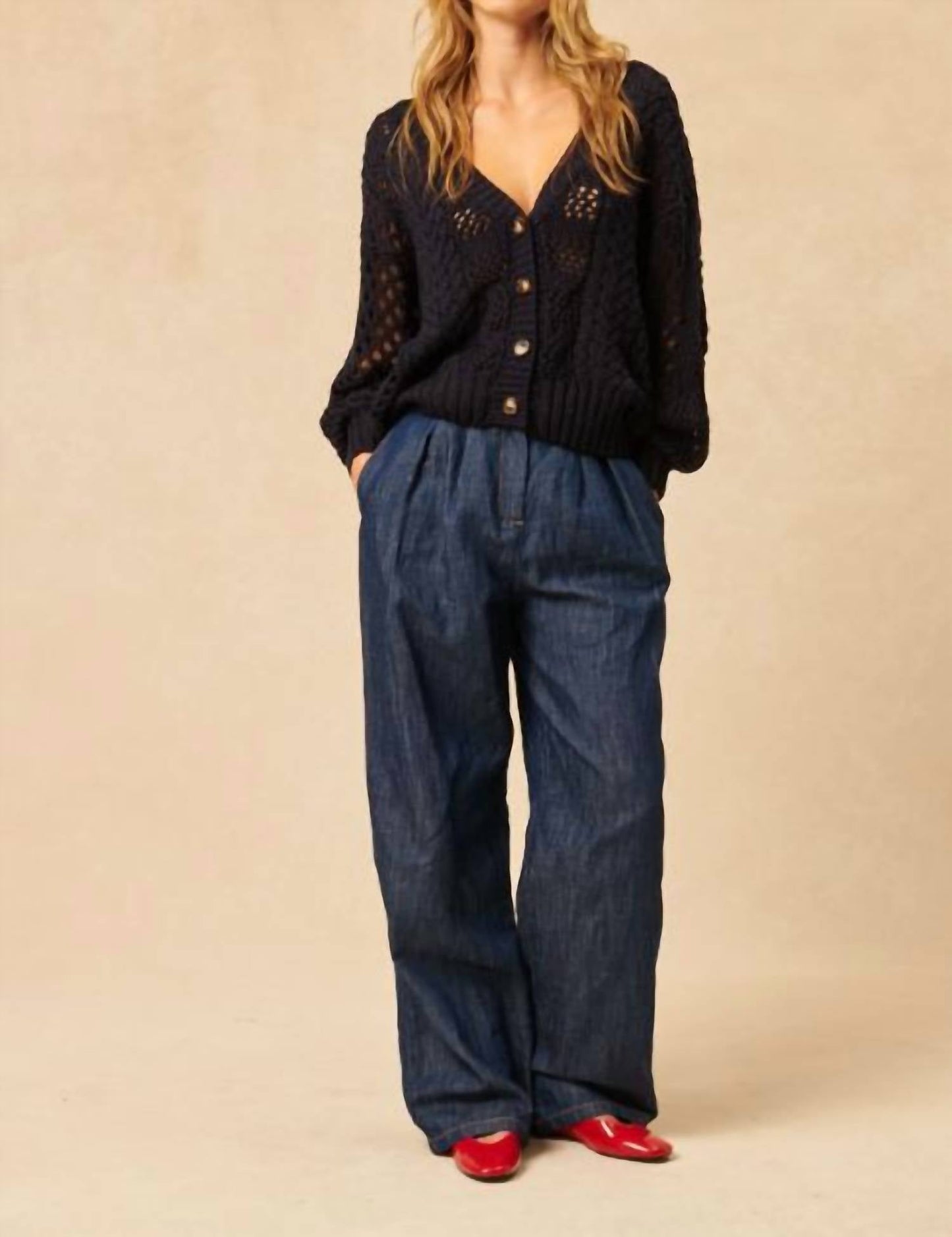 John + Jenn - Domenico Open-knit Sweater