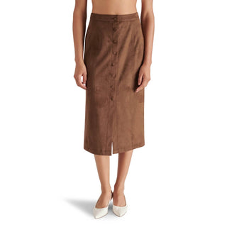 Steve Madden - Riya Faux Suede Midi Skirt