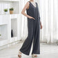 Noaboa - Loose Fit Sleeveless Wide Leg Jumpsuits