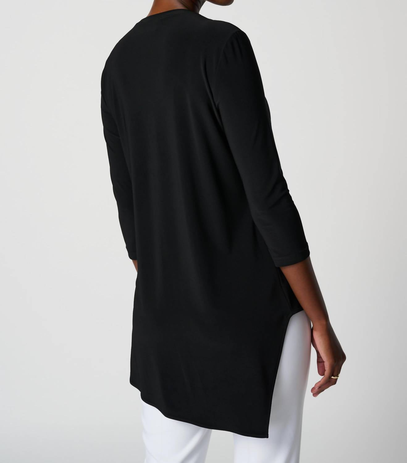 Joseph Ribkoff - Asymmetrical V-neck Tunic