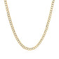 2.6 mm 14k Two Tone Gold Pave Curb Chain