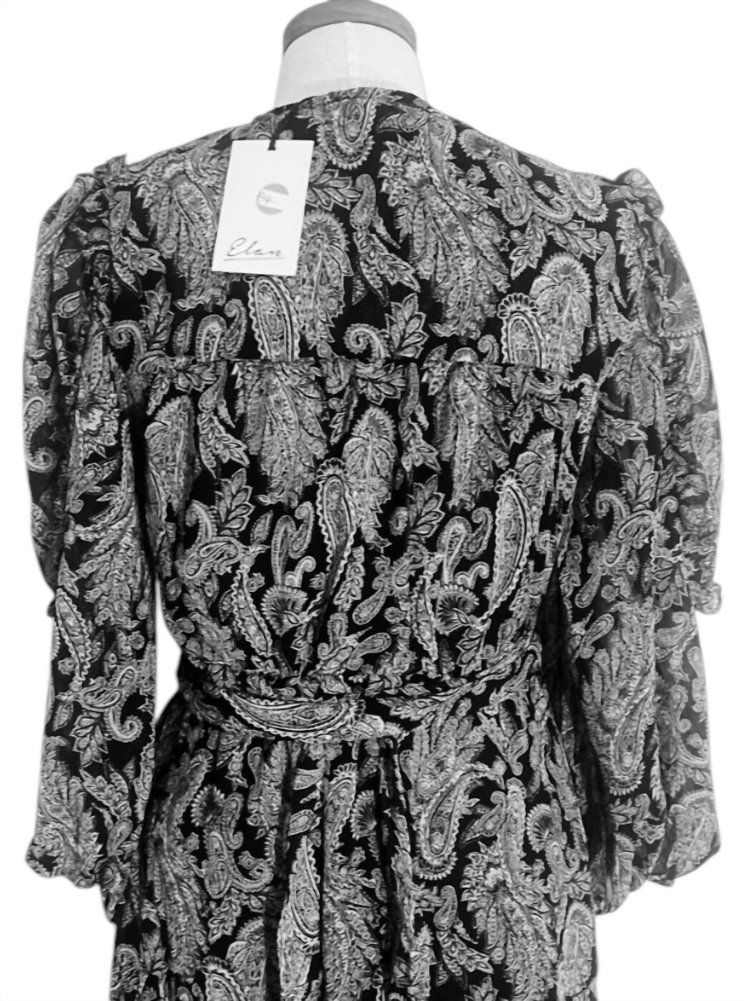 Elan - Women's Paisley Wrap Dress