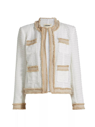 L'Agence - Agnes Tweed Denim Jacket