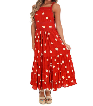 Umgee - More Than Words Polka Dot Maxi Dress