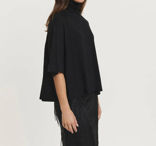 Psophia - Short Sleeve Turtleneck/Poncho