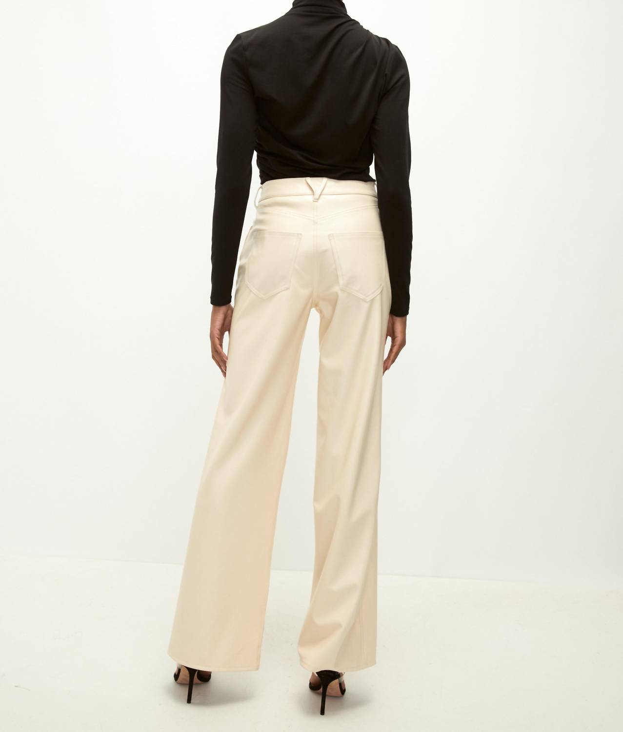 Veronica Beard - Taylor Vegan High Rise Wide Leg