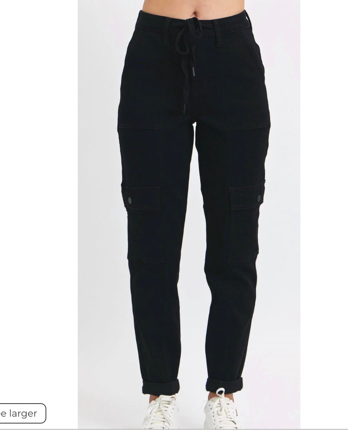 Judy Blue - Black Cargo Joggers