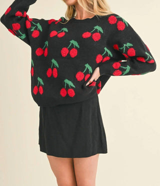 &Merci - I Pick You Cherry Sweater