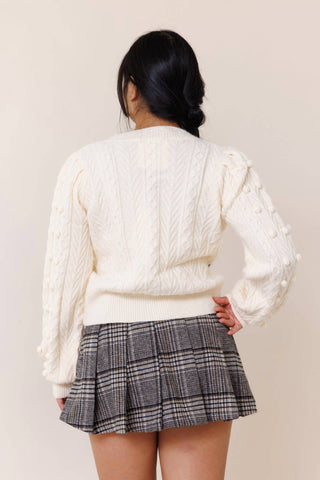 &Merci - Carly Bow Tie Sweater