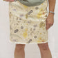 Charlie B - Women's Floral Print Denim Skirt
