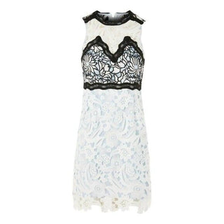 Topshop - Floral Lace Embroidered Sheath Dress