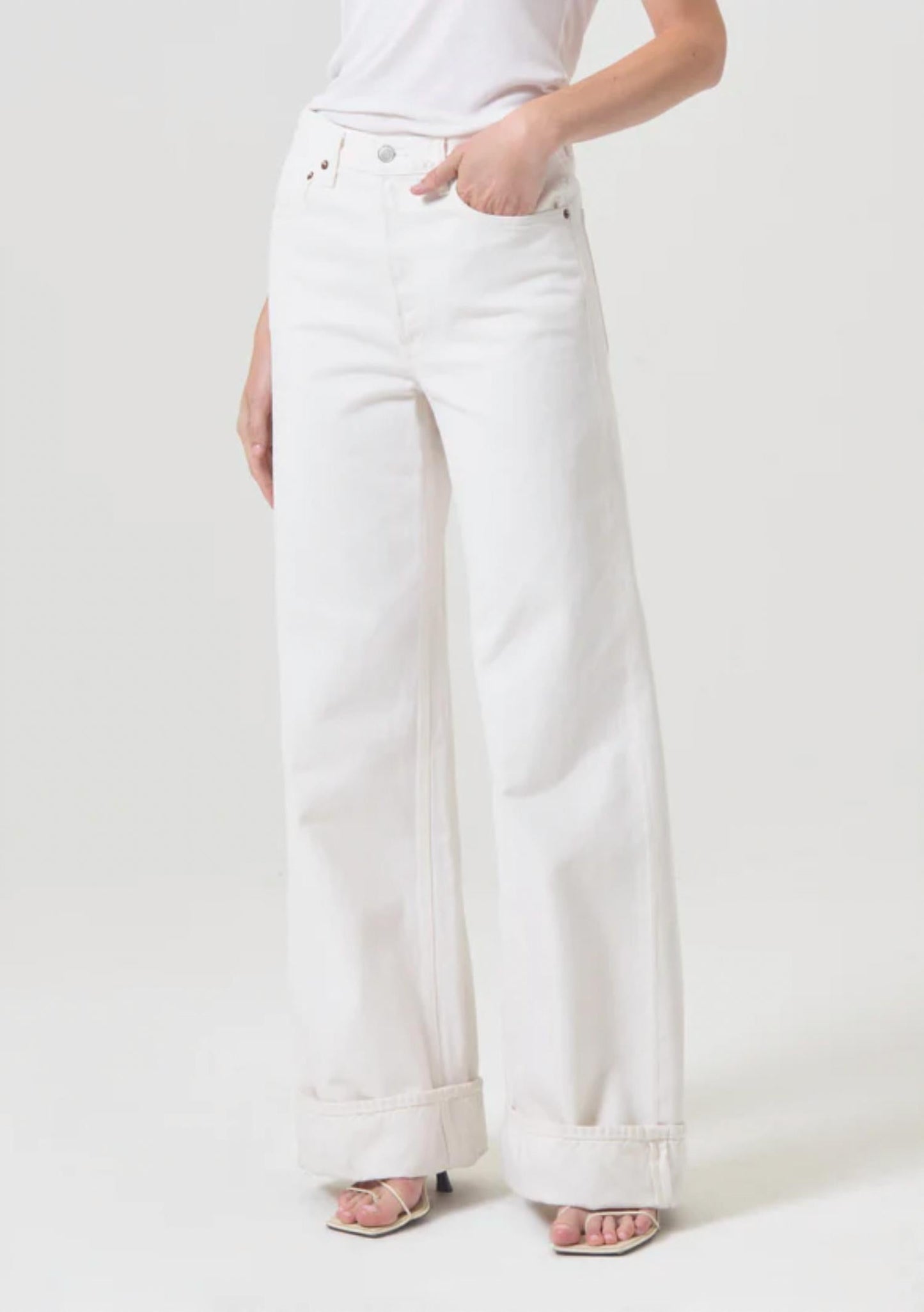 Agolde - Dame High Rise Wide Leg Jeans