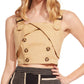 Eva Franco - Trench Buttoned Blouse