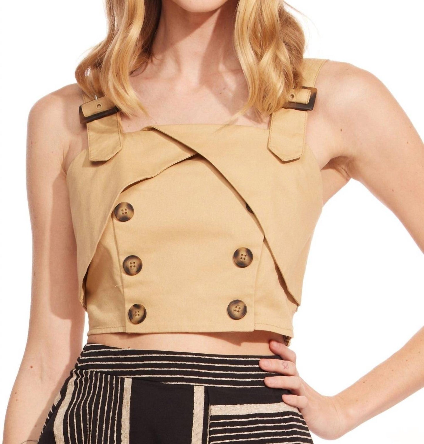 Eva Franco - Trench Buttoned Blouse