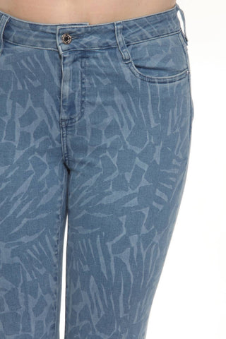 Joseph Ribkoff - Animal Pattern Straight Jeans