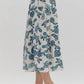 Entro - Camille Floral Midi Skirt