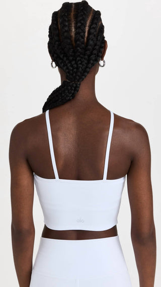 Alo Yoga - Goddess Ribbed Cross Crop Top