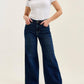 Judy Blue - High Waist Petite Retro Wide Leg Jeans