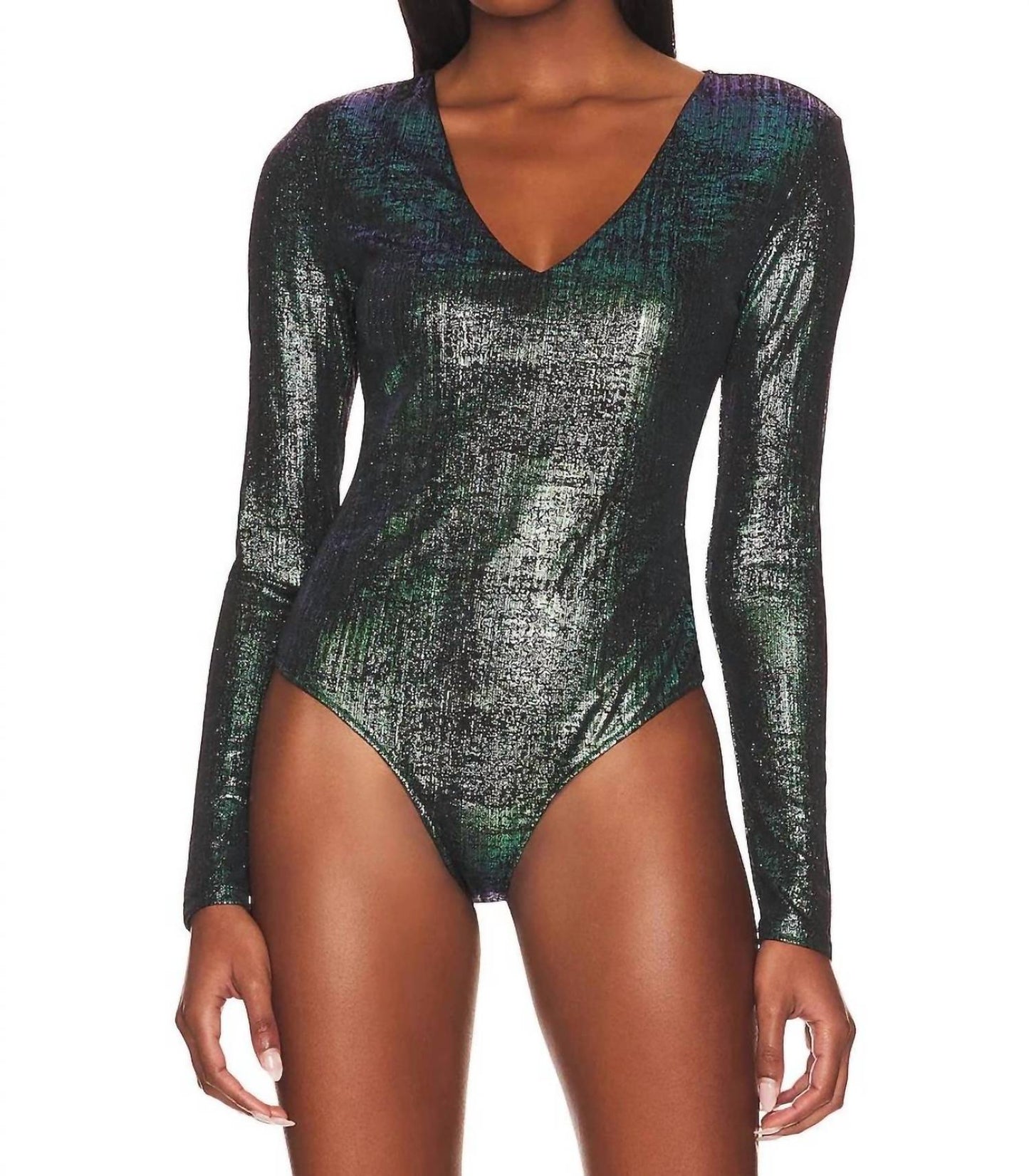 Steve Madden - SHIMMER V-NECK BODYSUIT