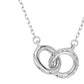 Adina Reyter - Women's Pave Diamond Interlocking Loop Necklace
