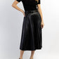 A.Ren - Camden Faux Leather Midi Skirt