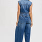 Bluivy - Denim Sleeveless Jumpsuit