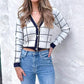 French Connection - Check Cardigan