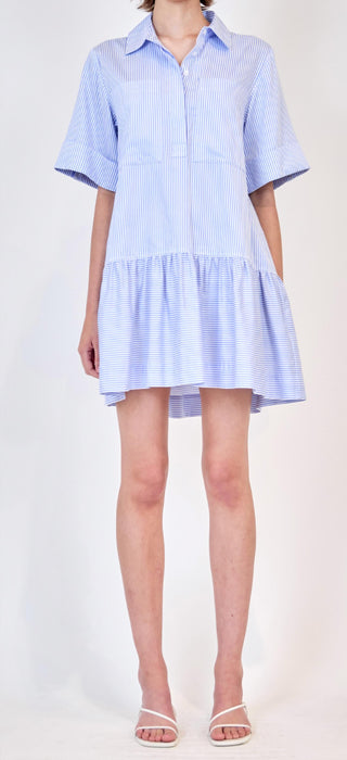 Simkhai - Cris Short Sleeve Shirt Dress