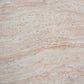 Outdoor/Indoor Lightweight Concrete Side Table with Travertine Finish in Beige