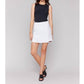 Charlie B - Linen Blend Wrap Skort