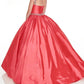 Rachel Allan - Embellished Taffeta Pageant Ball Gown