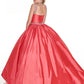 Rachel Allan - Embellished Taffeta Pageant Ball Gown