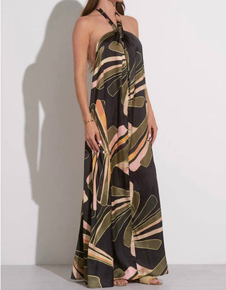 Elan - Veronica Halter Maxi Dress