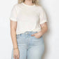 Ma'Ry'Ya - Classic Linen R-neck Tee