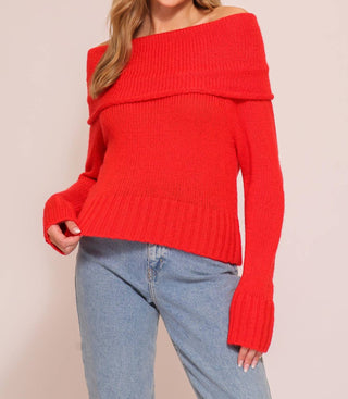 Lumiere - Off Shoulder Sweater