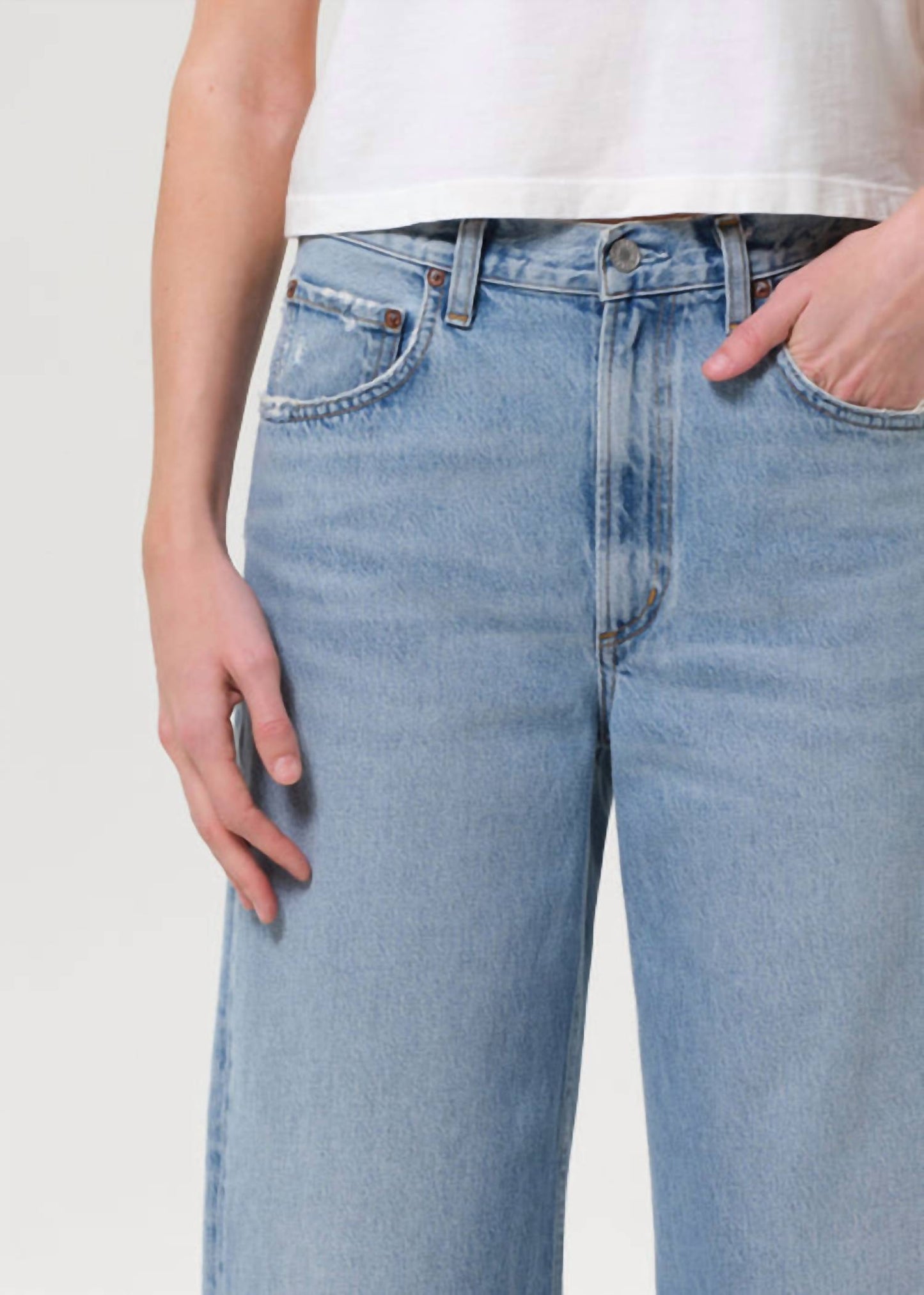 Agolde - Low Curve Fray Jean