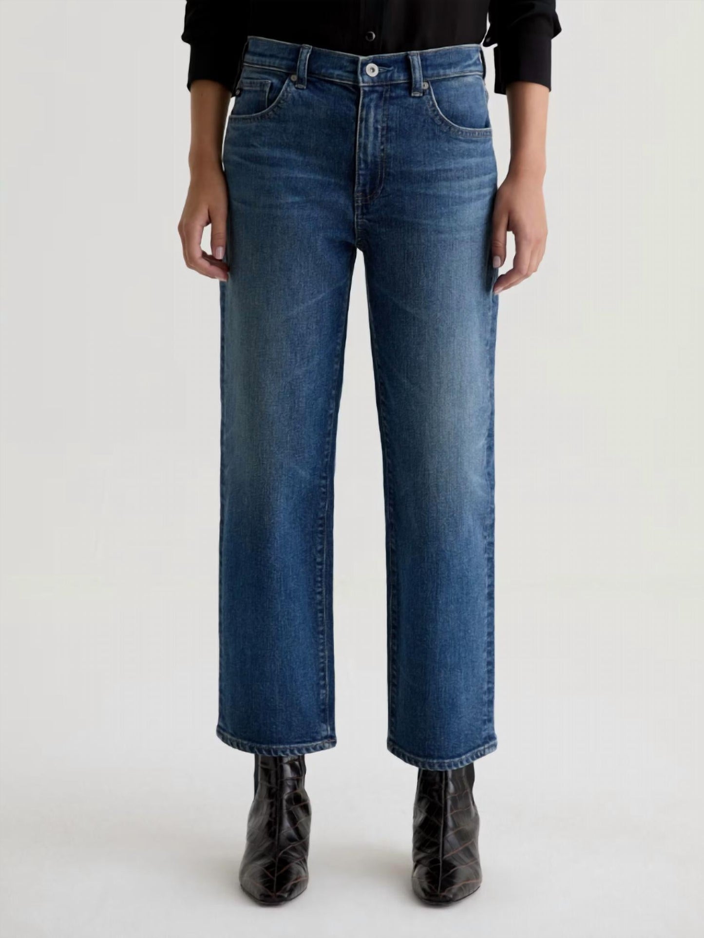 Ag Jeans - Brinley Mid Rise Straight Jeans