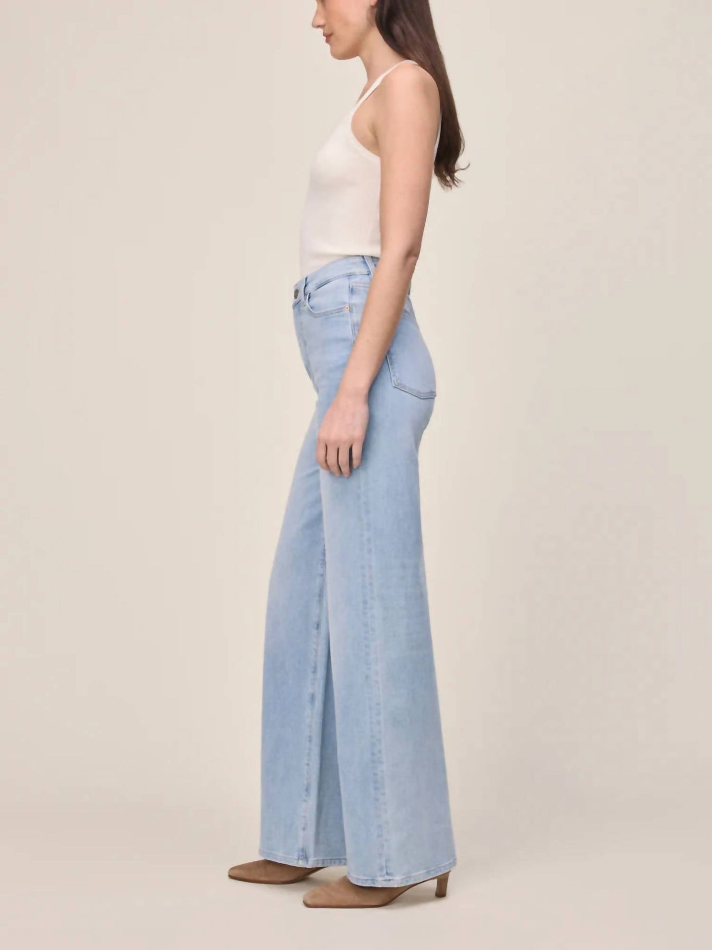 Warp + Weft - Nce Relaxed Wide Leg Knit Jeans