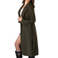 Aemi + Co - Emory Dark Green Trench Coat