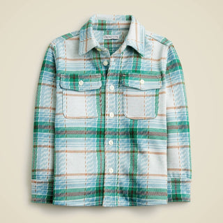 J.Crew - Kids Long-sleeve Seaboard Soft-knit Shirt In Plaid