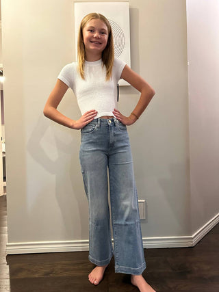 Dl1961 - Kids' - Girl's Lily Wide Leg Jean