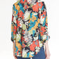 Multiples - Print Hi Lo Button Front Blouse