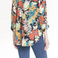 Multiples - Print Hi Lo Button Front Blouse