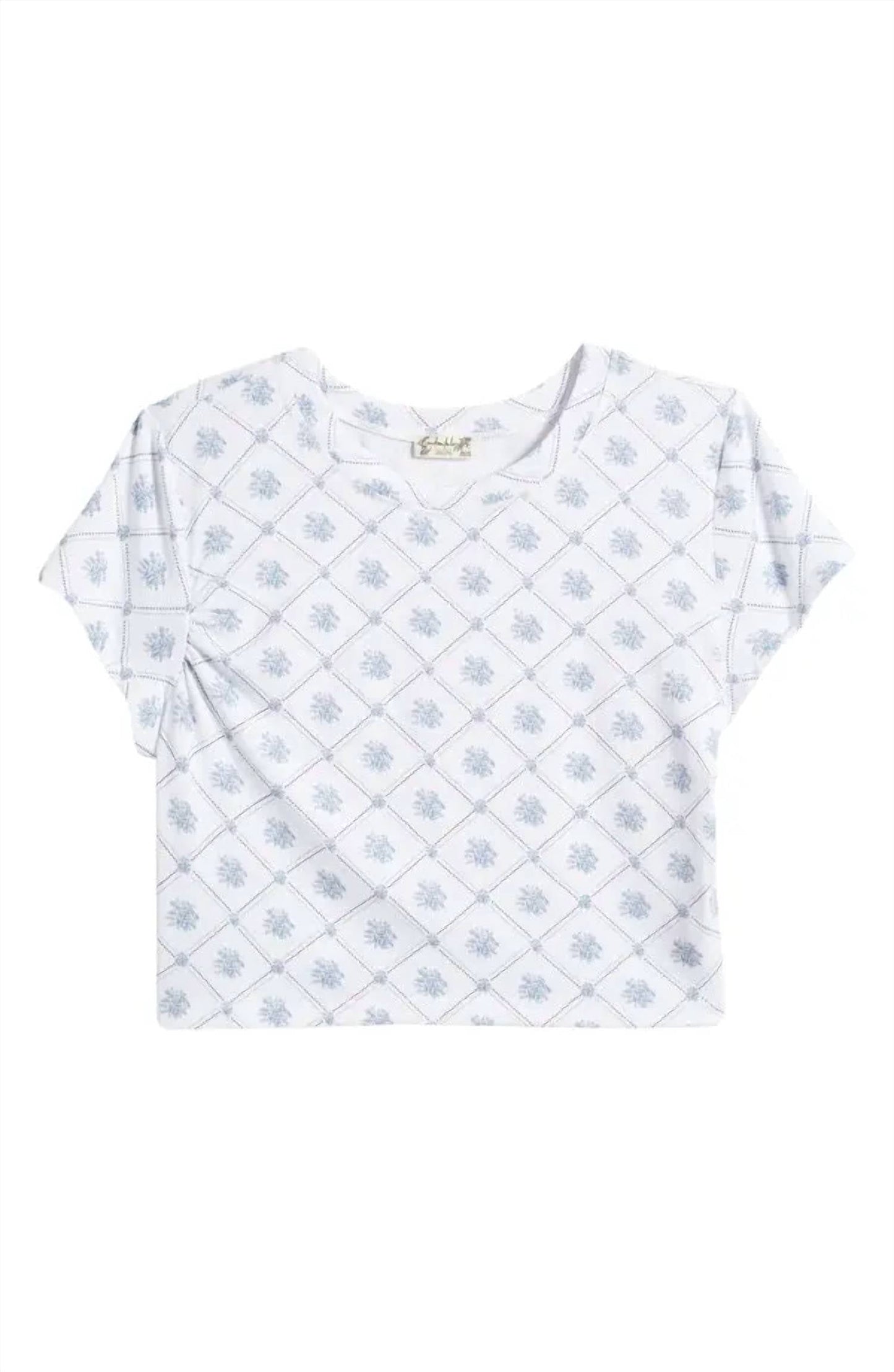 Free People - Floral Baby Tee
