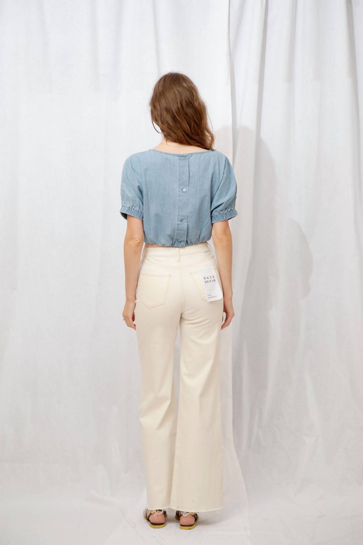 Miou Muse - Maliah Denim Top