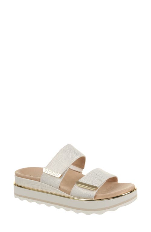 Vionic Brandie Platform Slide Sandal - Marshmallow
