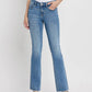 Vervet By Flying Monkey - Mid Rise Raw Hem Bootcut Jeans