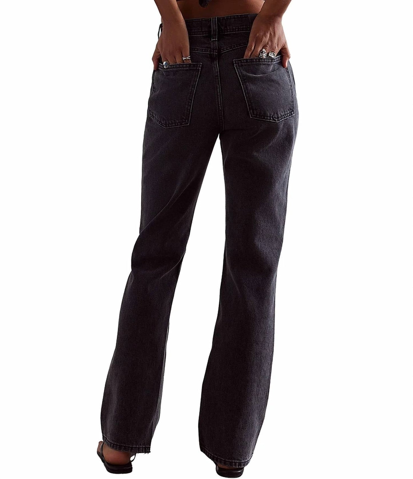 Free People - Xena Slim Straight Jeans