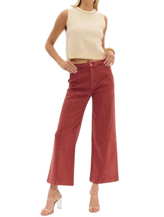 Entro - Gina Braided Detail Pants