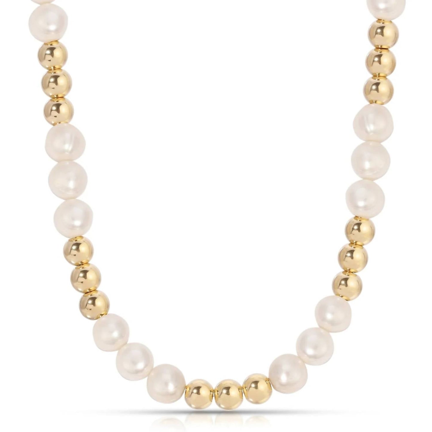 Eklexic - Women's Petra Pearl & Bead Necklace